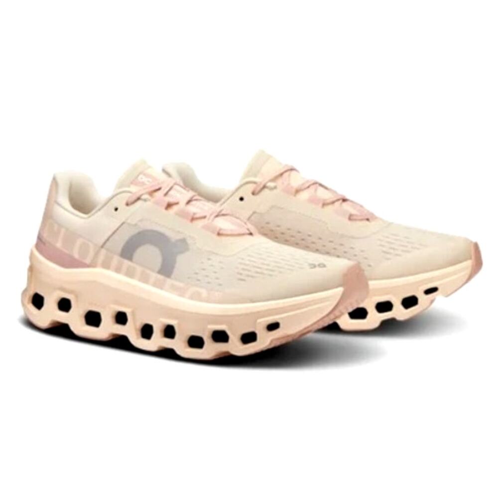 On Cloudmonster Road Running Shoes Moon Fawn SIze 6